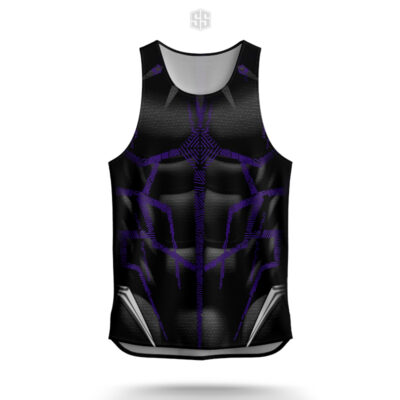 Super Running Singlet Black Panther