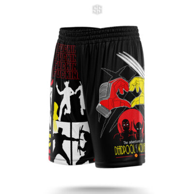 Deadpool and Wolverine Acid Pop Shorts