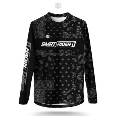 SMRT Rider Motorcycle Long Sleeve Shirt Paisley (MC0004)