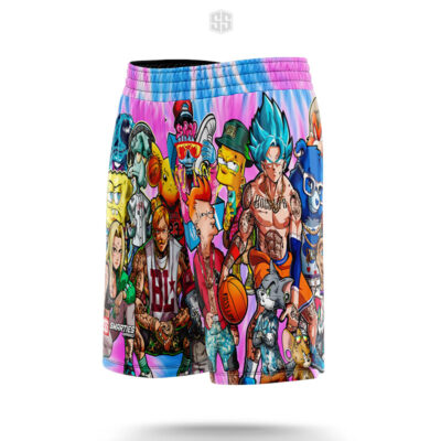 Toonsters Acid Athletic Shorts ASRM12